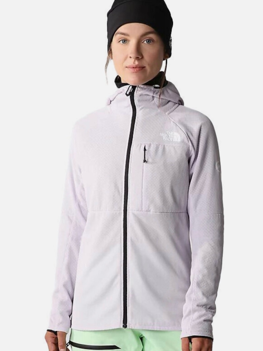 The North Face Women's Light Lavender future fleece Hoodie
